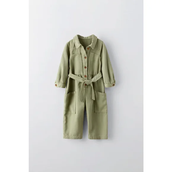 Zara Long flowy jumpsuit Size 4 - Picture 4 of 5